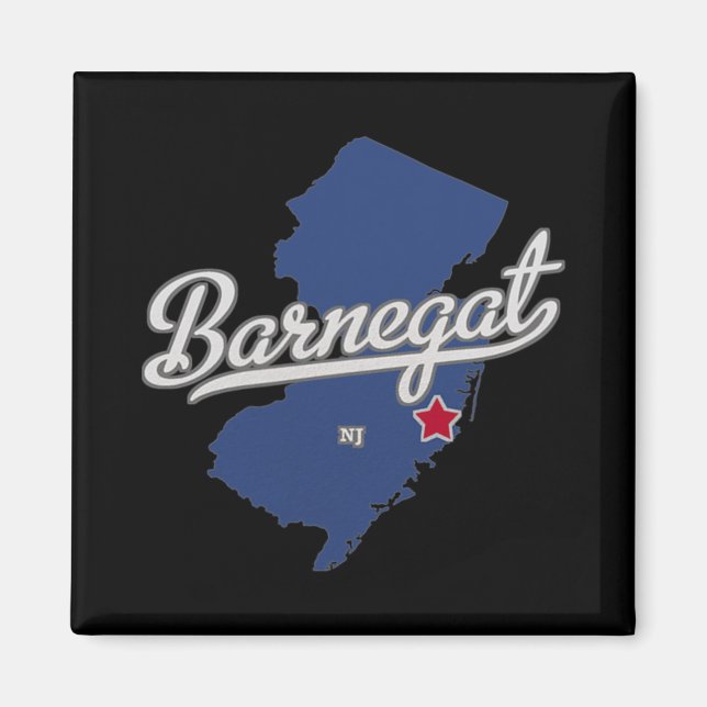 Barnegat New Jersey Nj Map  Magnet (Front)