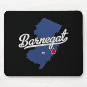 Barnegat New Jersey Nj Map Mouse Mat
