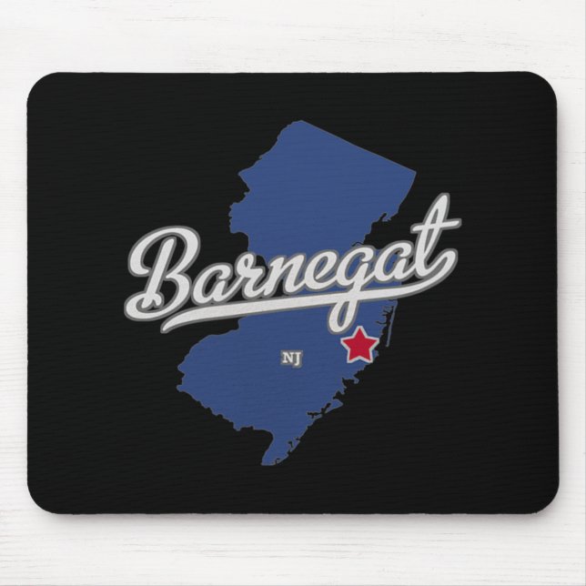 Barnegat New Jersey Nj Map  Mouse Mat (Front)