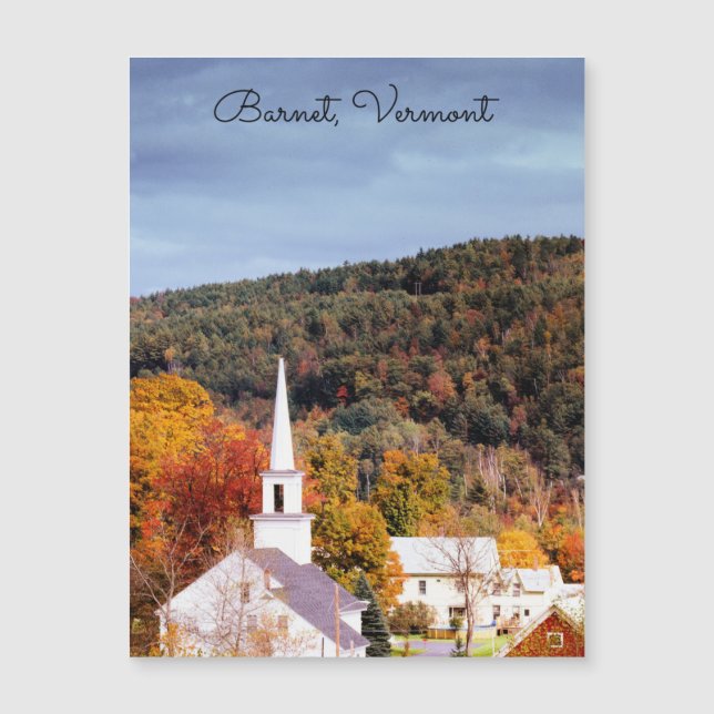 Barnet, Vermont, colours of autumn (Front)