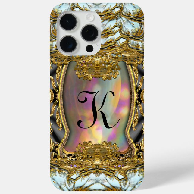Barnetcue Dubois II Protective Baroque Monogram Case-Mate iPhone Case (Back)