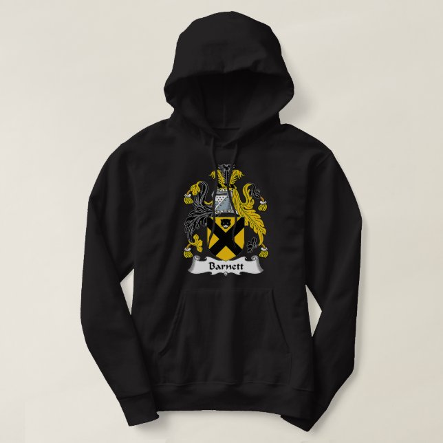 Barnett Coat of Arms  Family Crest Premium   Hoodie (Design Front)