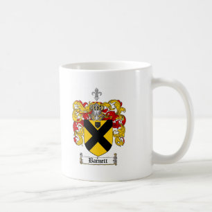 BARNETT FAMILY CREST -  BARNETT COAT OF ARMS COFFEE MUG