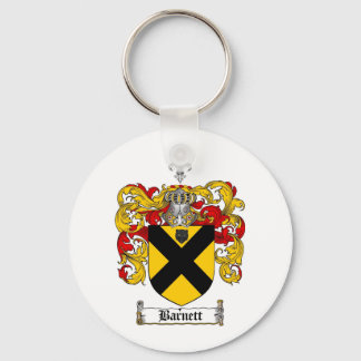 BARNETT FAMILY CREST -  BARNETT COAT OF ARMS KEY RING