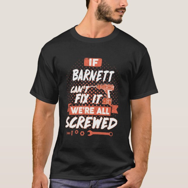 BARNETT Name, BARNETT family name crest T-Shirt (Front)