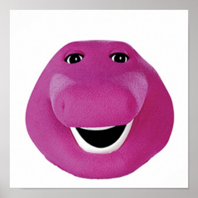 Barney Face Poster (Front)