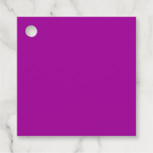 Barney purple (solid colour) Favour Tags