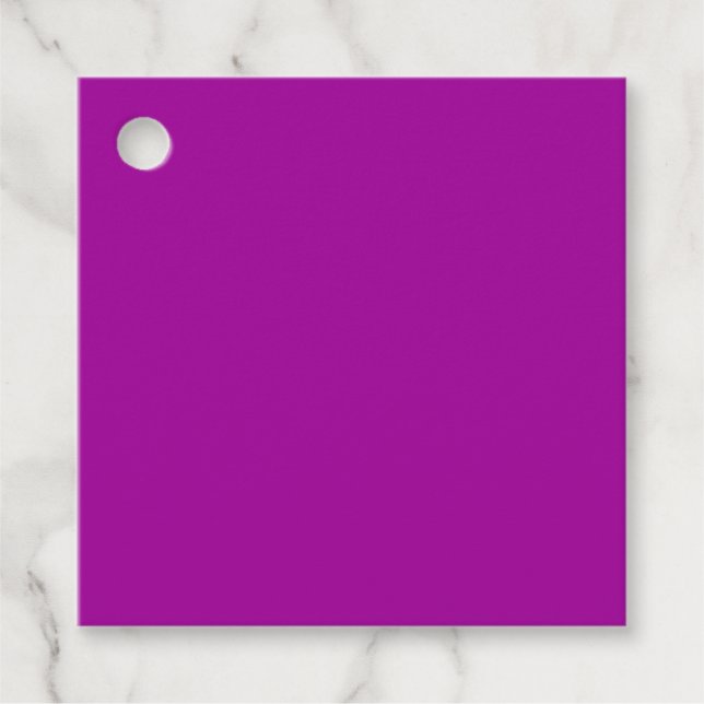 Barney purple (solid colour)  Favour Tags (Front)