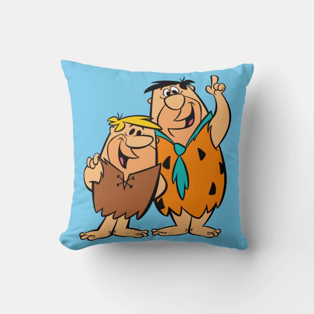 Barney Rubble and Fred Flintstone Cushion (Front)