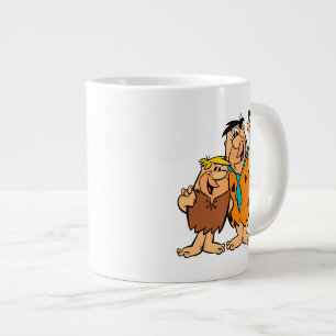 Barney Rubble and Fred Flintstone Large Coffee Mug