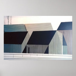 Barns - 1966; United States Eyvind Earle Poster