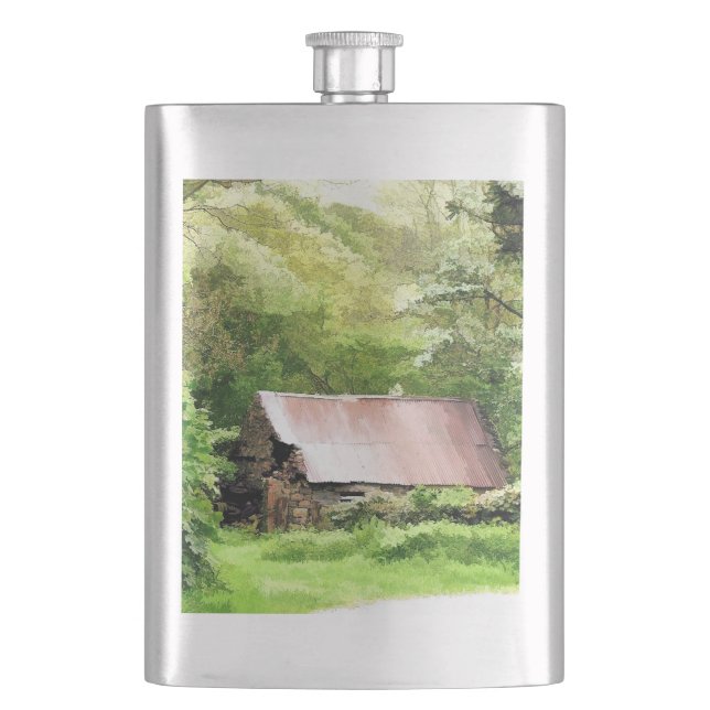BARNS HIP FLASK (Front)