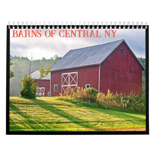Barns of Central NY Calendar (Cover)