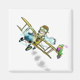 Barnstormer Bob and Bird magnet
