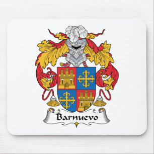 Barnuevo Family Crest Mouse Mat