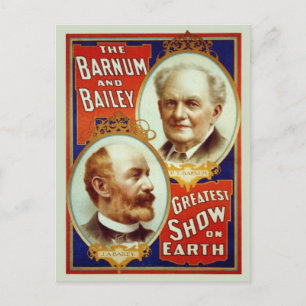 Barnum & Bailey Circus Postcard
