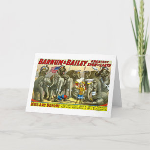 Barnum & Bailey - Elephants Card