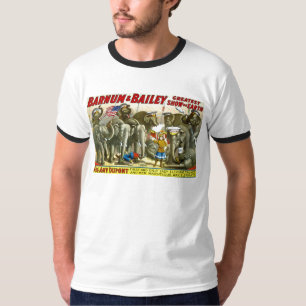 Barnum & Bailey Elephants Poster Advertisement T-Shirt