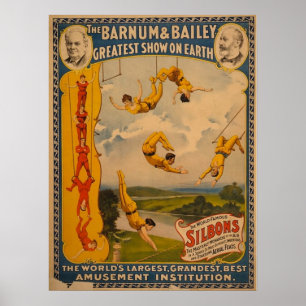 Barnum & Bailey / Trapeze Artists Poster