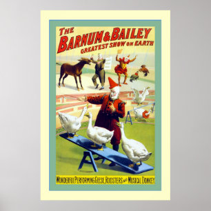 Barnum & Bailey ~ Vintage Circus Poster