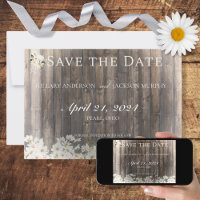 Barnwood and Daisies Wedding