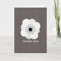 Barnwood Inspired French Anemone Thank You