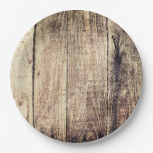 Barnwood Paper Plates