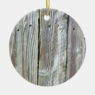 Barnwood wood grain tree bark rustic distressed  ceramic tree decoration