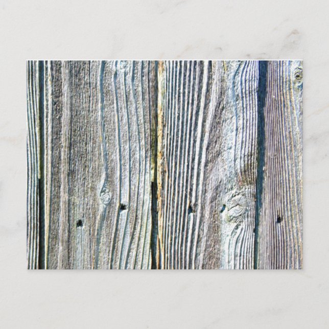 Barnwood wood grain tree bark rustic distressed  postcard (Front)
