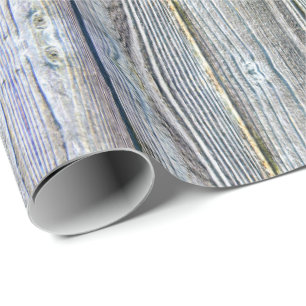 Barnwood wood grain tree bark rustic distressed wrapping paper