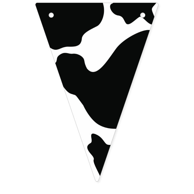 Barnyard Animal - Cow Pattern - Wild West - Farm Bunting (Twelfth Flag)