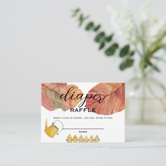 Barnyard Animals -Barn- Diaper Raffle Insert Card (Standing Front)