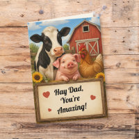 Barnyard Animals Farm Dad Amazing Father’s Day