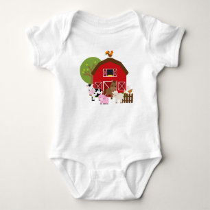 Barnyard baby jersey bodysuit