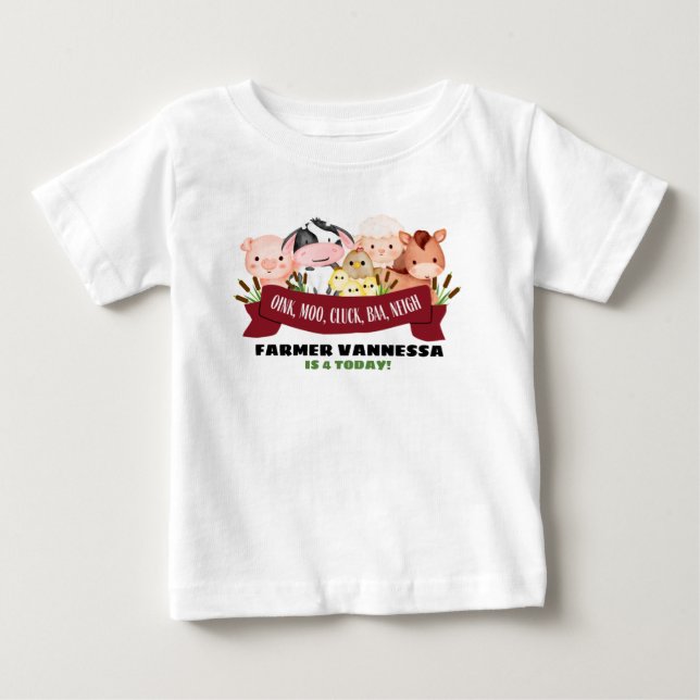 Barnyard Birthday T-Shirt (Front)