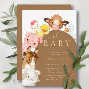 Barnyard Buddies Baby Shower