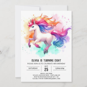 Barnyard Children Horse Birthday Invitation