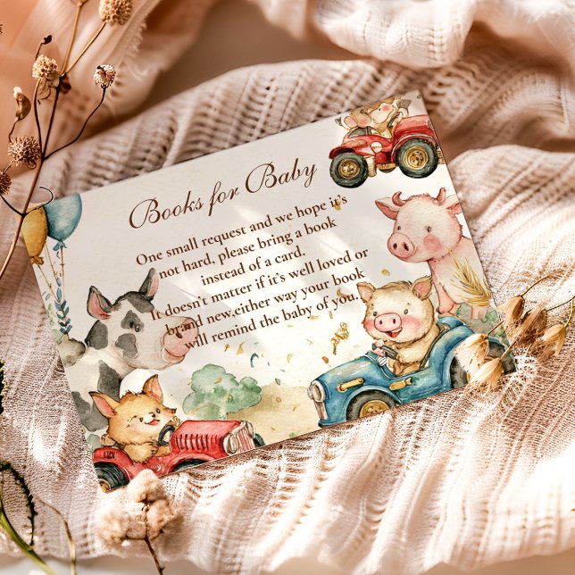 Barnyard Farm Animals Books for Baby  Enclosure Card (Creator Uploaded)