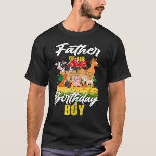 Barnyard Father Of The Birthday Boy Family Farm An T-Shirt
