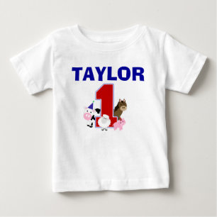 Barnyard First Birthday Shirt