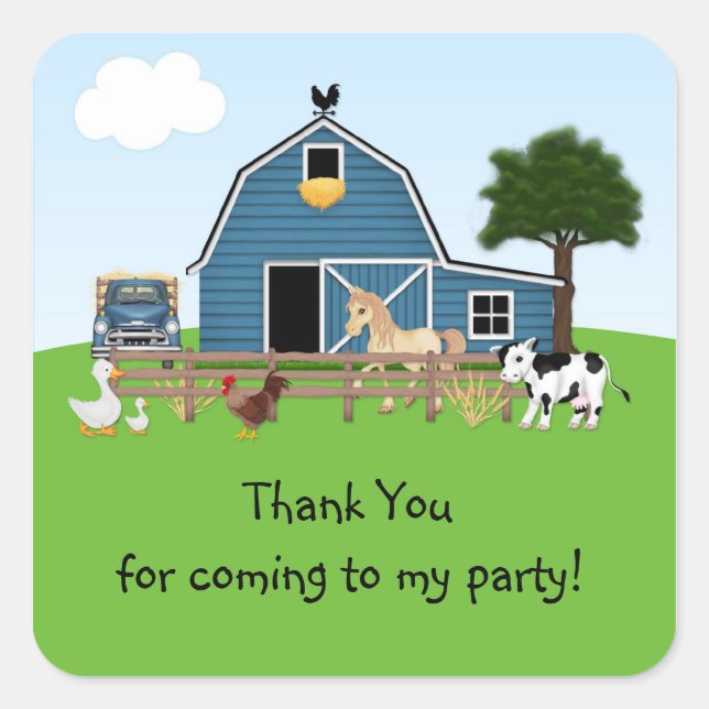 Barnyard Friends Sticker (Front)