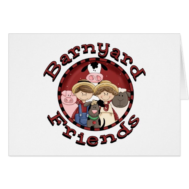 Barnyard Friends Tshirts and Gifts (Front Horizontal)
