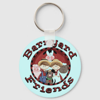 Barnyard Friends Tshirts and Gifts Key Ring
