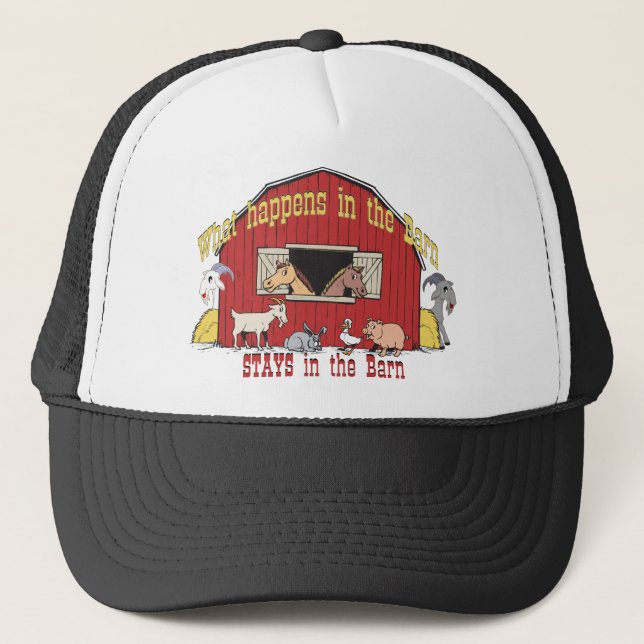 Barnyard Goat Trucker Hat (Front)