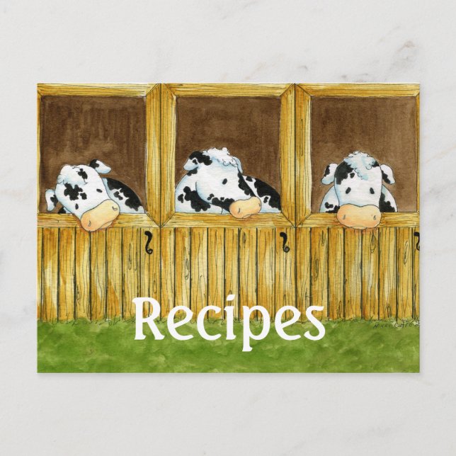 Barnyard Grapevine Recipe Card (Front)