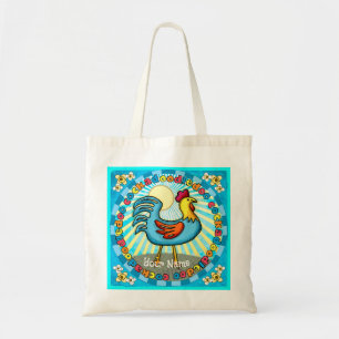 barnyard Rooster Tote Bag