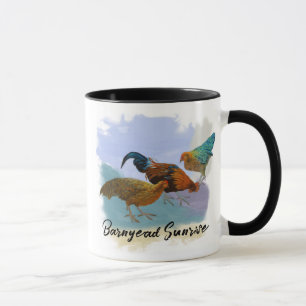 Barnyard Sunrise - Purples Blues Reds Tourquise Mug