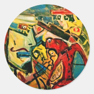 BARON CLASSIC ROUND STICKER