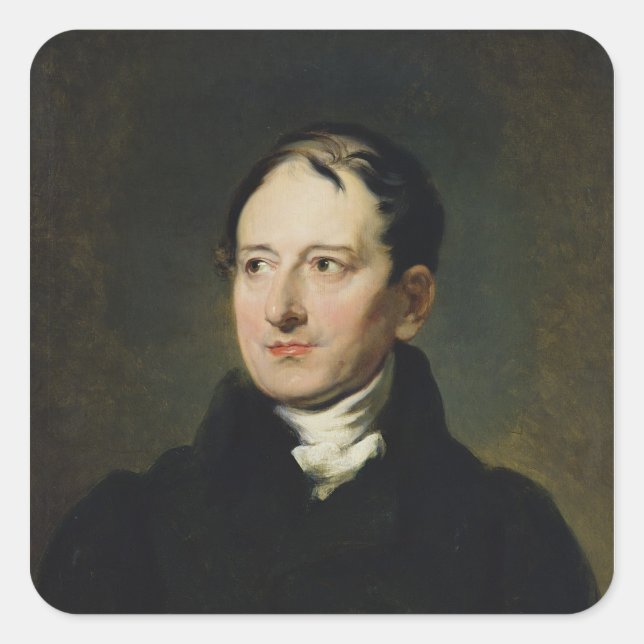 Baron Francois Pascal Simon Gerard Square Sticker (Front)