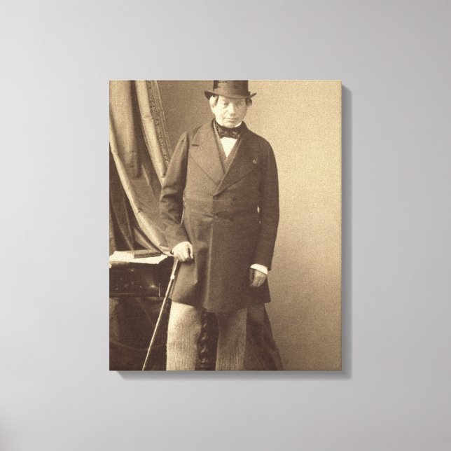 Baron James Rothschild Canvas Print (Front)